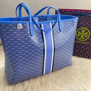🎀SOLD 🎀NWT Auth Tory Burch Gemini Link in Blue Dusk